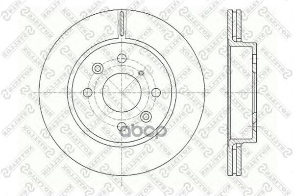 фото Диск тормозной stellox 6020-3501v-sx