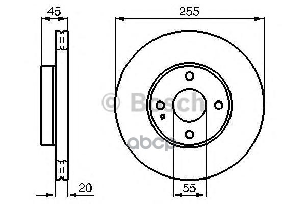 

Диск тормозной BOSCH 0986478996