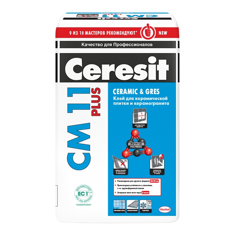 

Клей CERESIT CM11 ПЛЮС 5кг