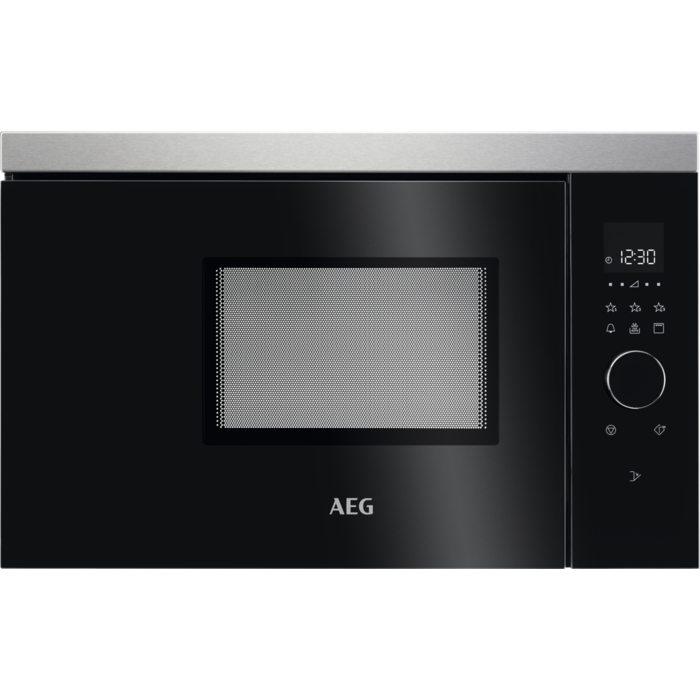 фото Встраиваемая микроволновая печь aeg mbb1756dem black