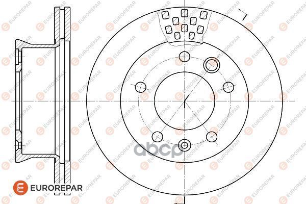 фото Диск тормозной eurorepar 1618882380
