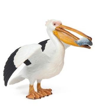 Фигурка Papo пеликан с рыбой