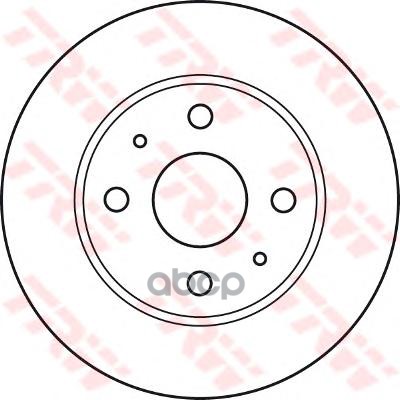 фото Тормозной диск trw/lucas df4887