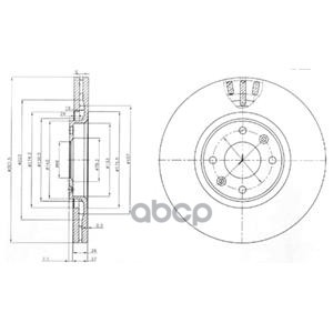 

Диск тормозной DELPHI BG4002