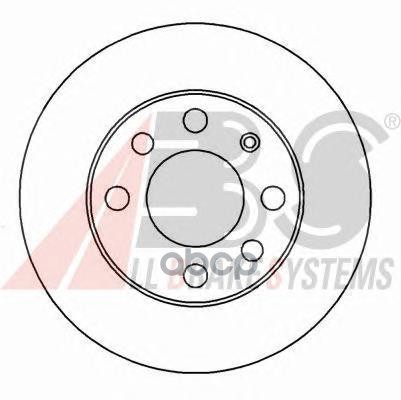 фото Диск тормозной abs 1 шт. 15748
