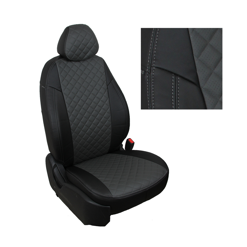 

Toyota Fortuner II (5 мест) с 15г. G BK/D.GY R /, Серый
