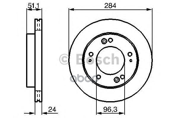 фото Диск тормозной bosch 0986479020