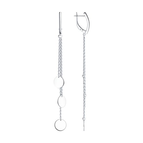 

Серьги подвески из серебра SOKOLOV 94023952, 94023952