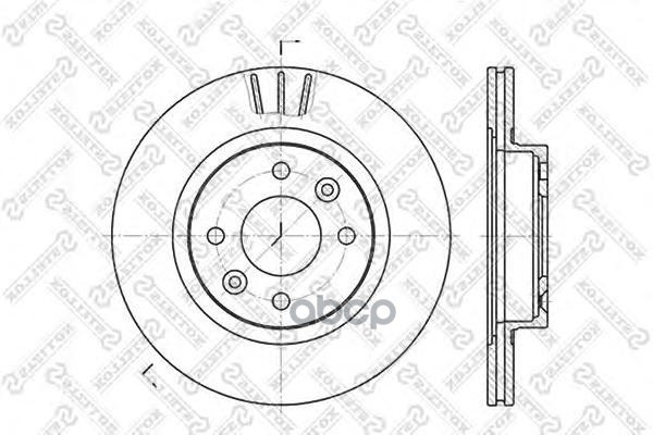 

Тормозной диск Stellox 6020-3922V-SX