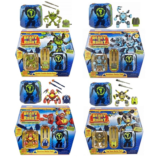 

Игрушка MGA Entertainment Ready2Robot Две капсулы и оружие, в ассортименте