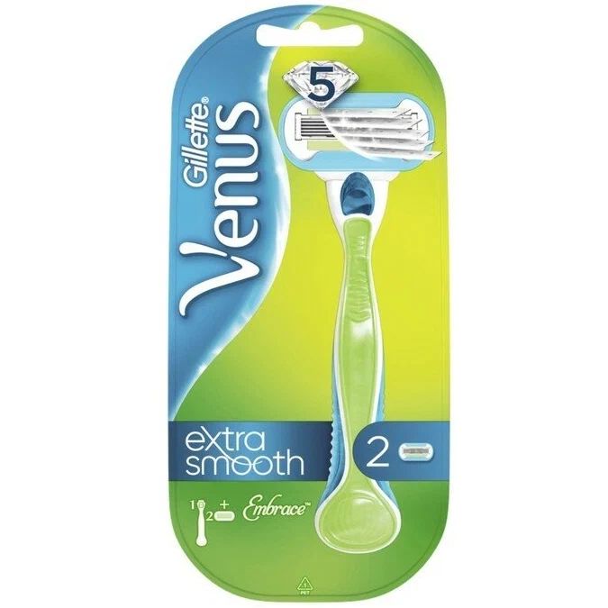 Станок для бритья Gillette Venus Embrace с 2 сменными кассетами