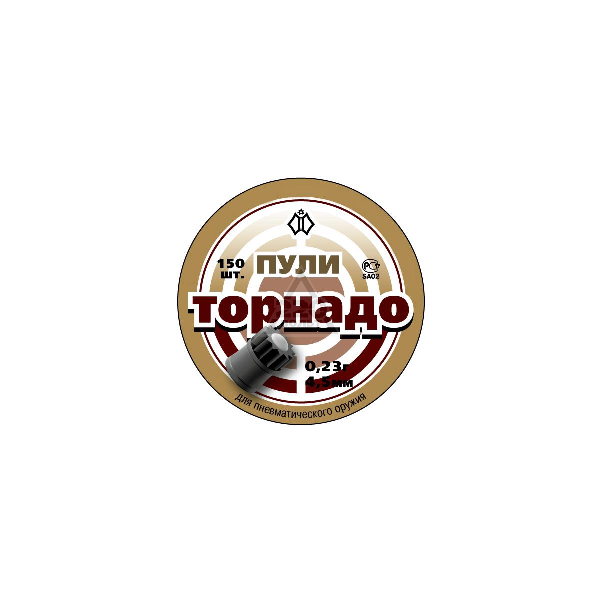 

Пули ПКФ КВИНТОР Торнадо (4,5мм, 150шт), Серый, ПКФ КВИНТОР Торнадо (4,5мм, 150шт)