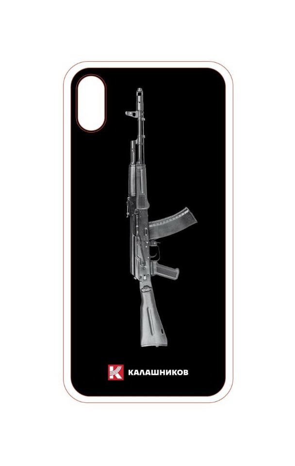 фото Чехол калашников для apple iphone 7/iphone 8 black/grey