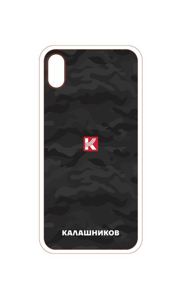 фото Чехол калашников для apple iphone 7/iphone 8 black/green