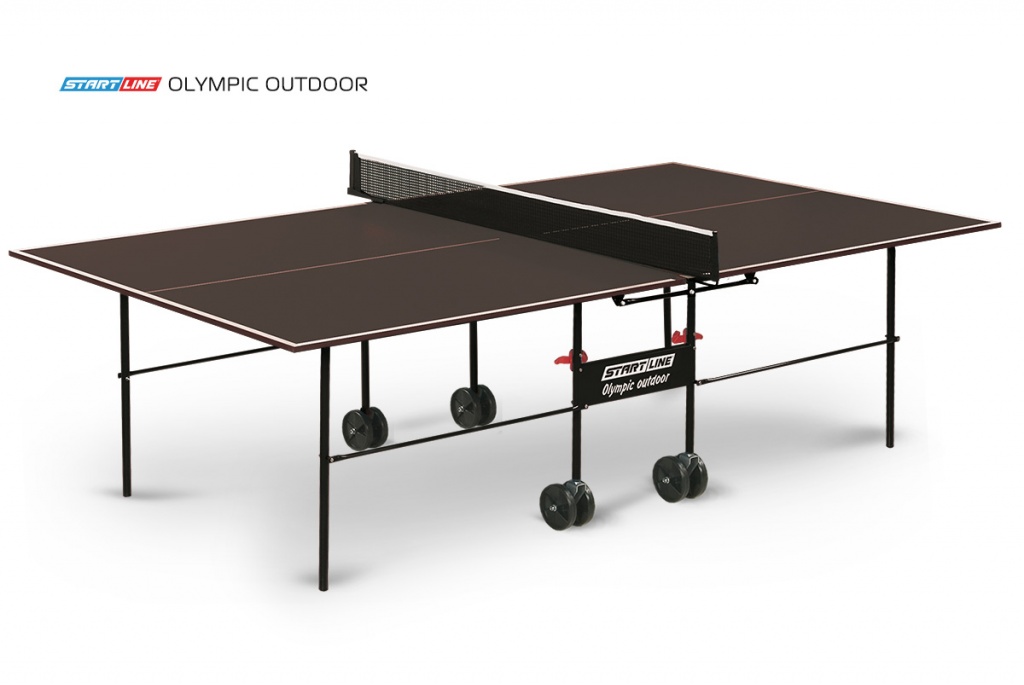 фото Теннисный стол start line olympic outdoor коричневый