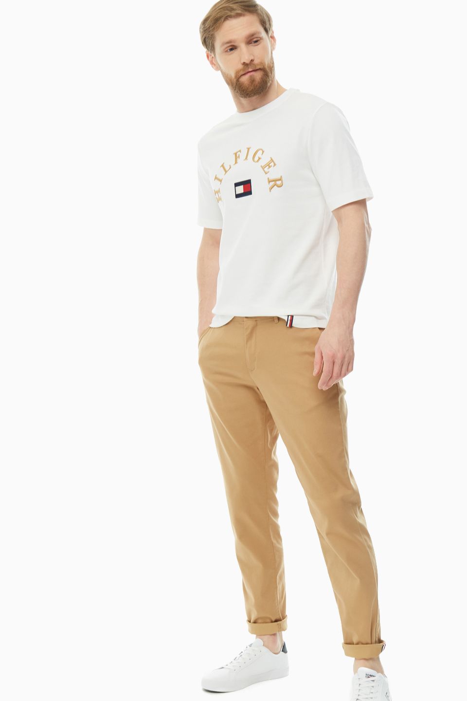 Брюки мужские Tommy Hilfiger MW0MW12591 бежевые 33/34 US