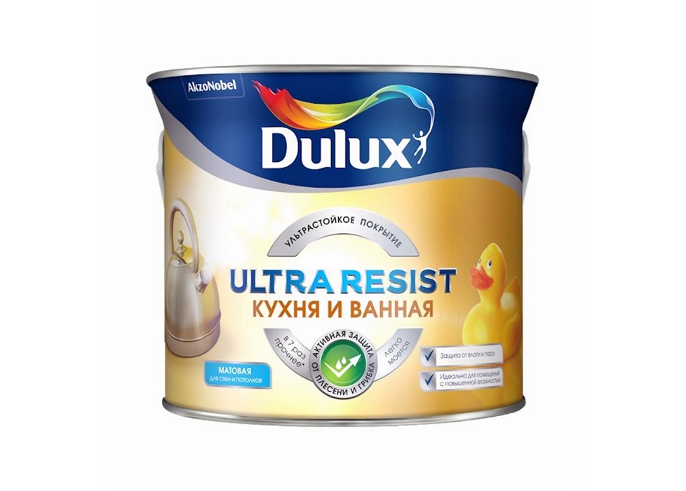 фото Краска dulux ultra resist bw 1 л