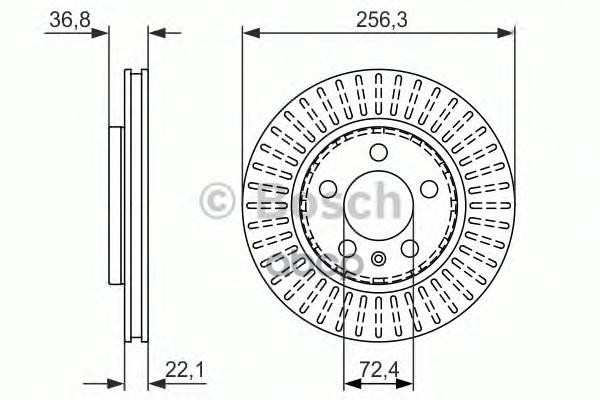 фото Диск тормозной bosch 0986479871