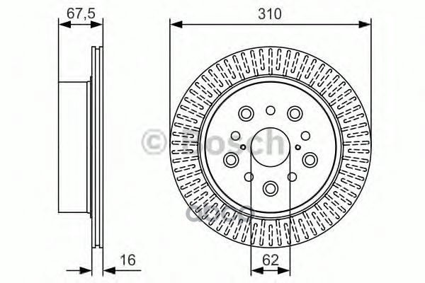 фото Диск тормозной bosch 0986479t03