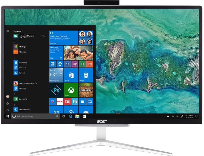 

Моноблок Acer Aspire C22-320 (DQ.BCQER.003) Silver, Aspire C22-320