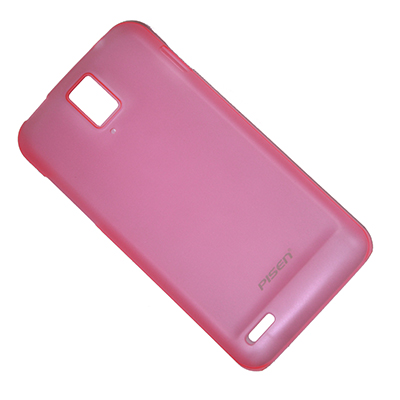 фото Чехол для huawei u9500 задняя крышка пластиковый pisen <прозрачно-розовый> promise mobile