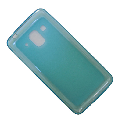

Чехол для Huawei Ascend G520 силиконовый матовый <голубой>