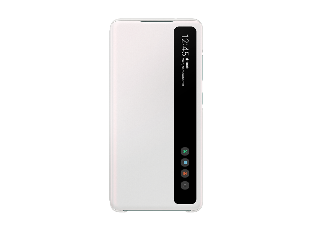 Чехол Samsung Smart Clear View Cover для Galaxy S20 FE White (EF-ZG780CWEGRU)