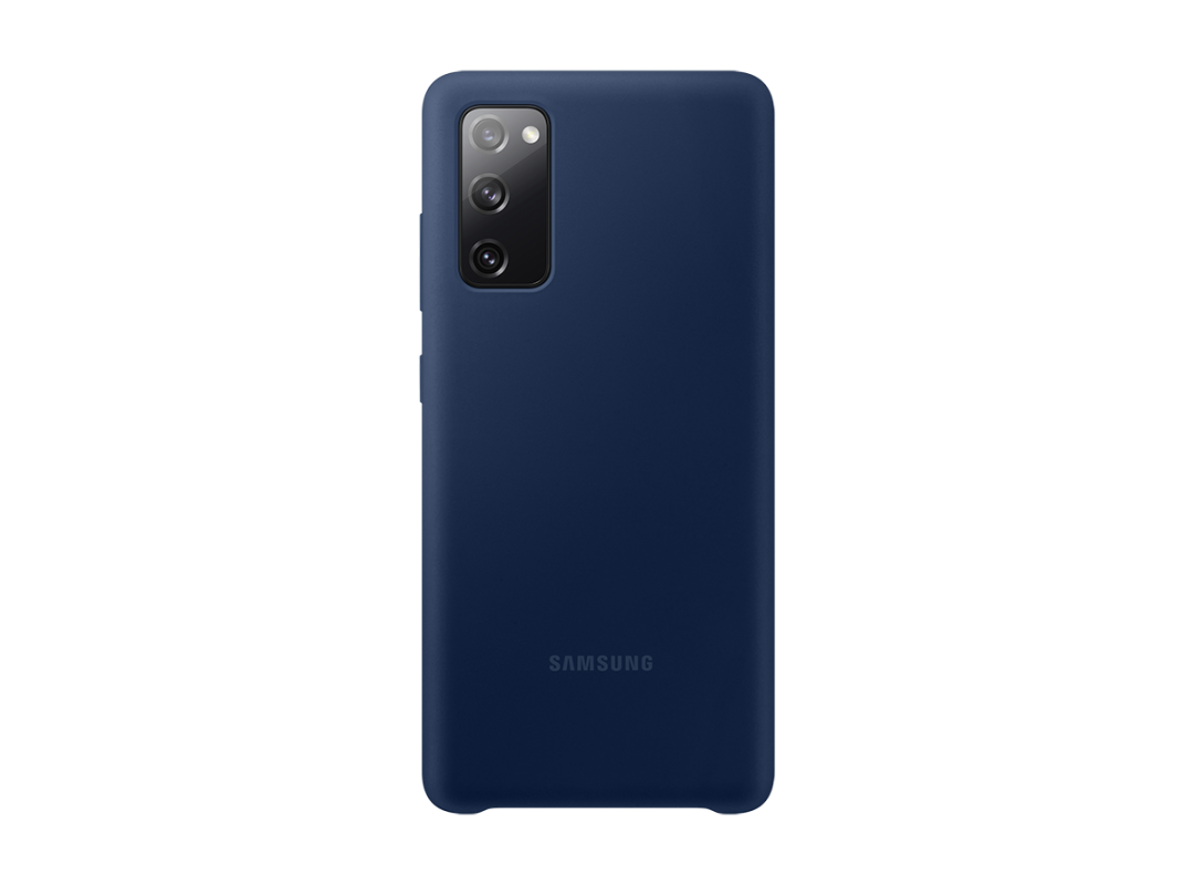 фото Чехол samsung silicone cover для galaxy s20 fe dark blue (ef-pg780tnegru)