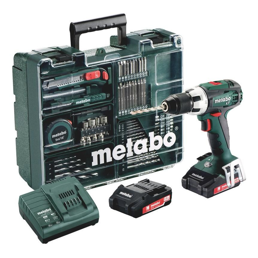 фото Аккумуляторная дрель-шуруповерт metabo bs 18 lt set 602102600