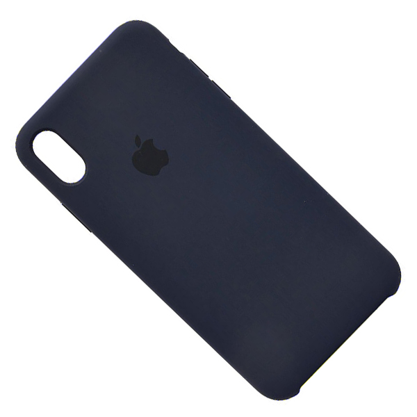 

Чехол для Apple iPhone XS Max силиконовый Soft Touch <темно-синий>