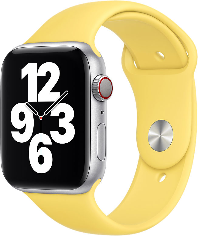 фото Ремешок apple для смарт-часов apple watch 44mm ginger sport band (mgqq3zm/a)