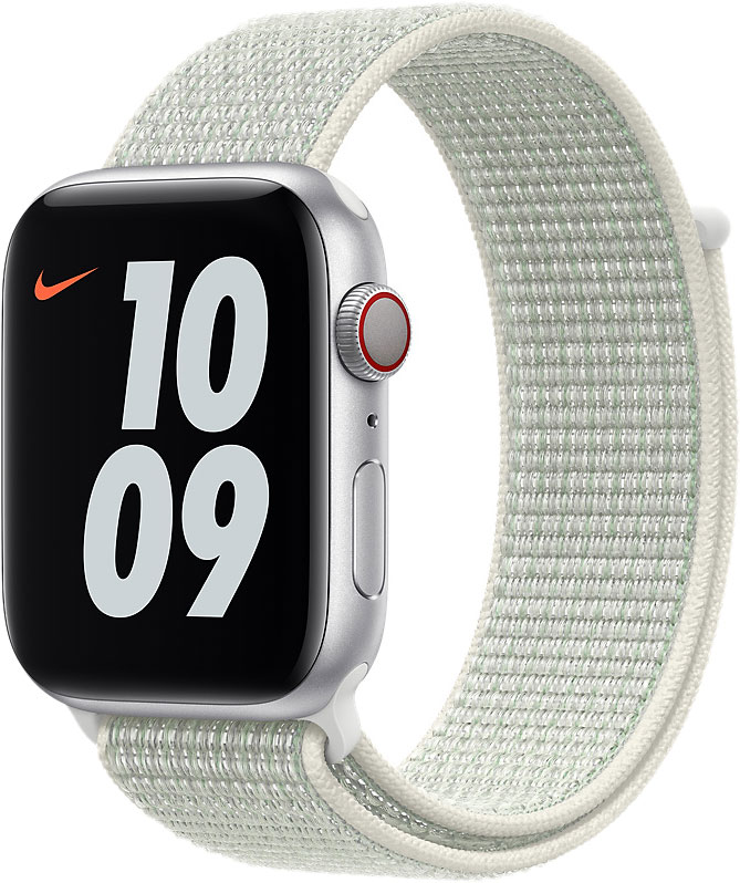 Ремешок Apple для смарт-часов Apple Watch 44mm Spruce Aura Nike Sport Loop (MGQJ3ZM/A)