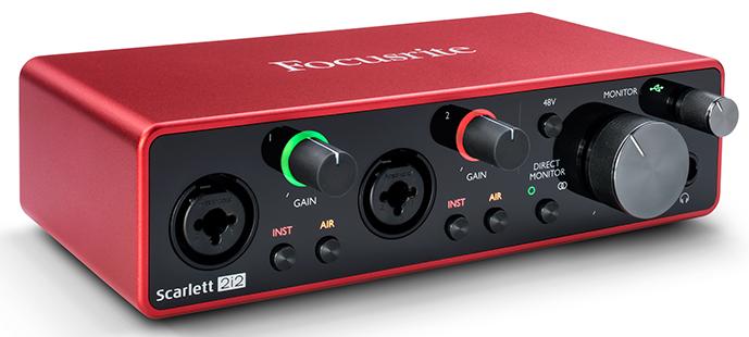 

Аудиоинтерфейс Focusrite Scarlett 2i2 3rd Gen Red, Scarlett 2i2 3rd Gen