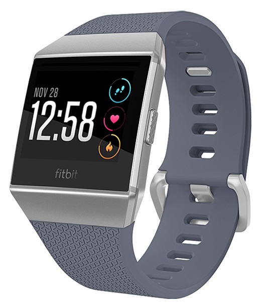 фото Смарт-часы fitbit ionic blue gray/silver gray