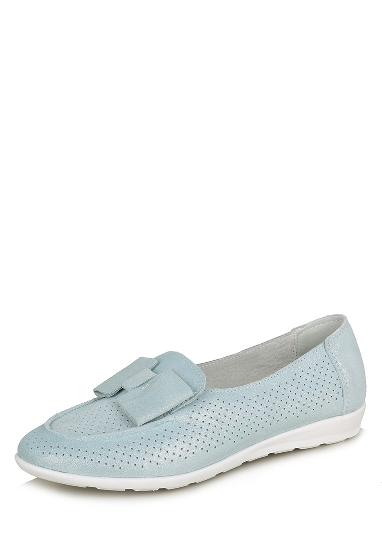 

Лоферы женские Alessio Nesca 710018937 голубые 38 RU, Голубой, 710018937