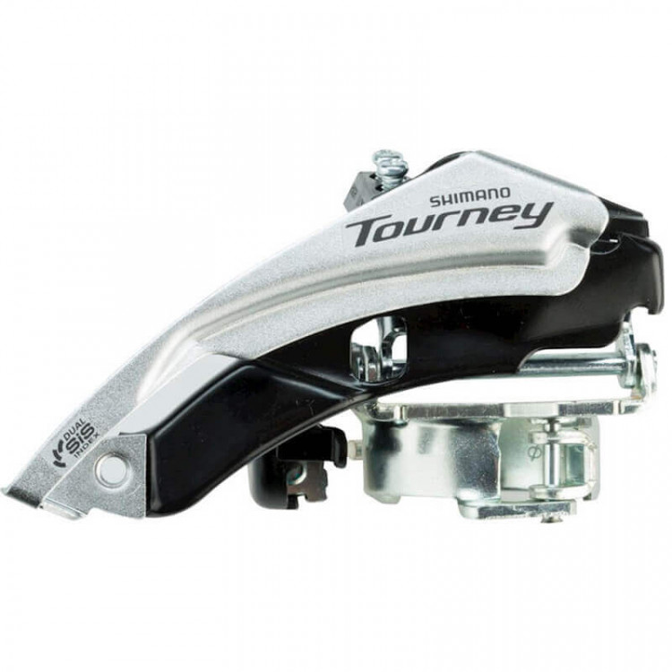 фото Переключатель передний shimano tourney ty500 универсальная тяга efdty500tsx6