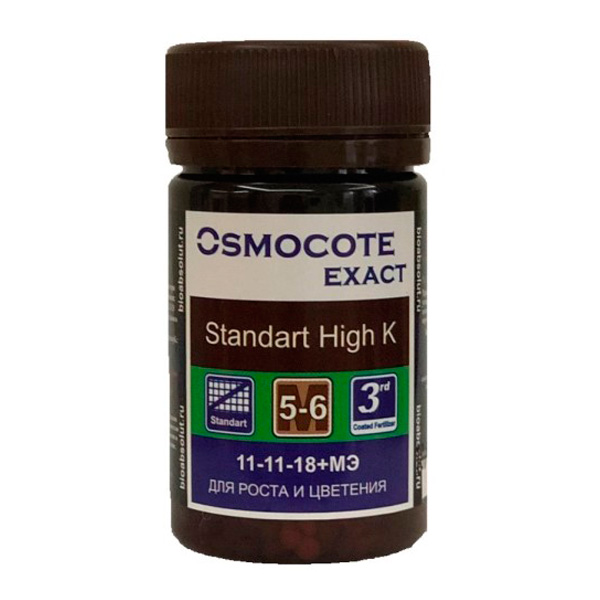 фото Органоминеральное удобрение биотехнологии osmocote exact standard high k 50 мл