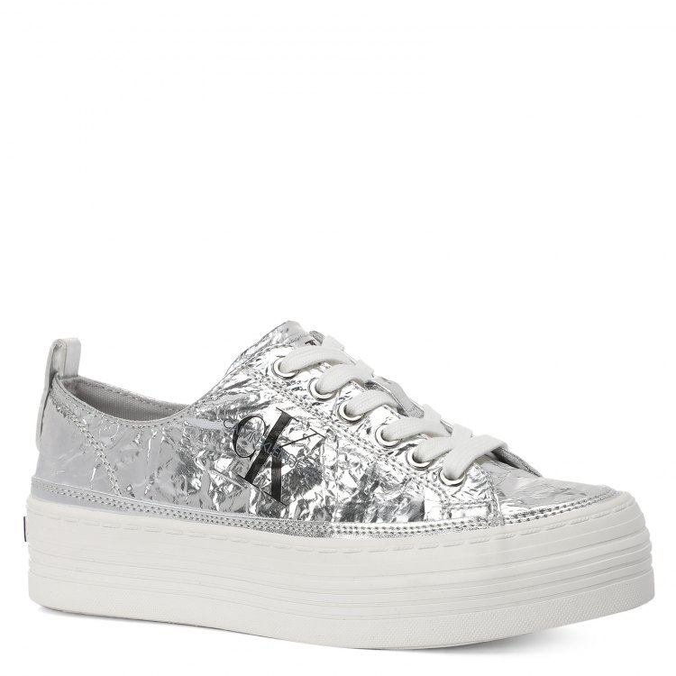 

Кеды женские Calvin Klein Jeans ZOLAH_2 серебряные 38 EU, ZOLAH_2