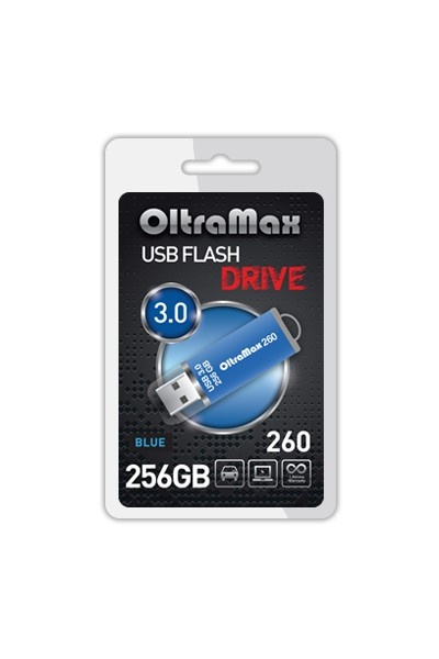 

Флешка Oltramax 260 256ГБ Blue (OM-256GB-260-Blue), 260