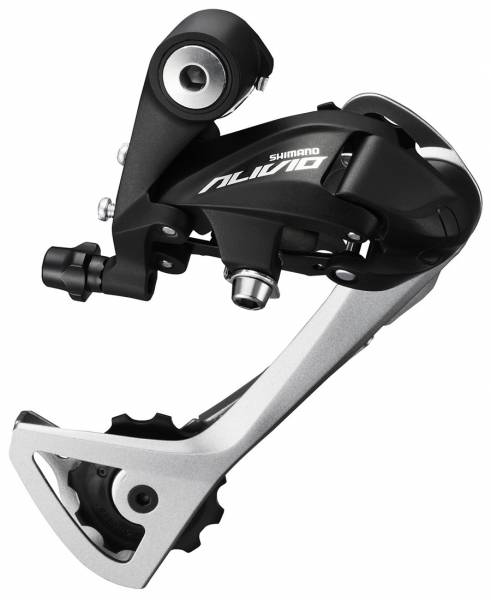 фото Переключатель задний shimano alivio t4000 sgs 9 ск черный erdt4000sgsl