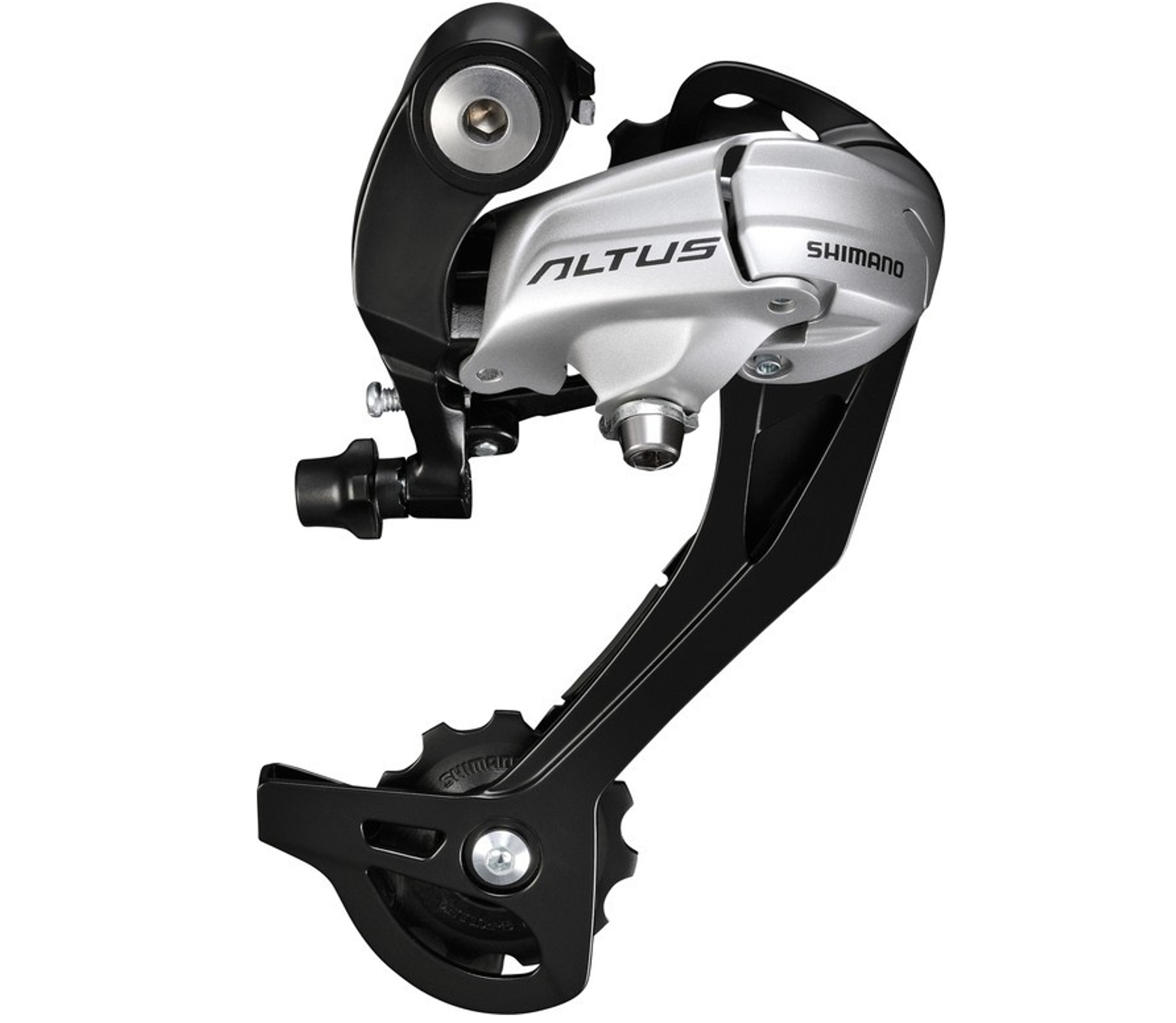 Переключатель задний Shimano Altus M370 SGS 9 ск серебро ERDM370SGSS