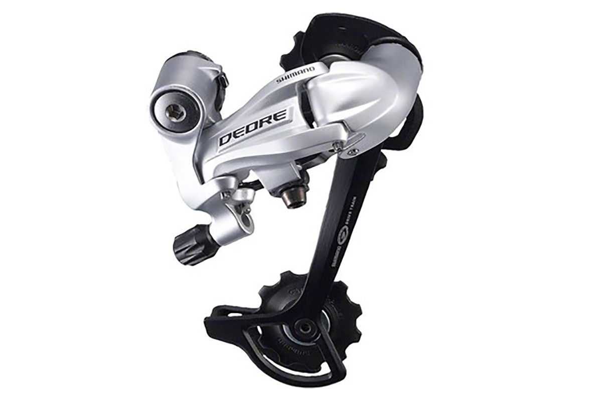 

Переключатель задний Shimano Deore 9ск серебро IRDM591SGSS, Серебристый