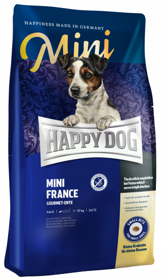 фото Сухой корм для собак happy dog supreme mini france sensible nutrition, утка картофель, 4кг