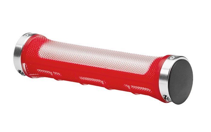 

Грипсы VLG-975AD2-L2 (H) 135 мм прозрачно-красные/150178, Прозрачный;красный;черный