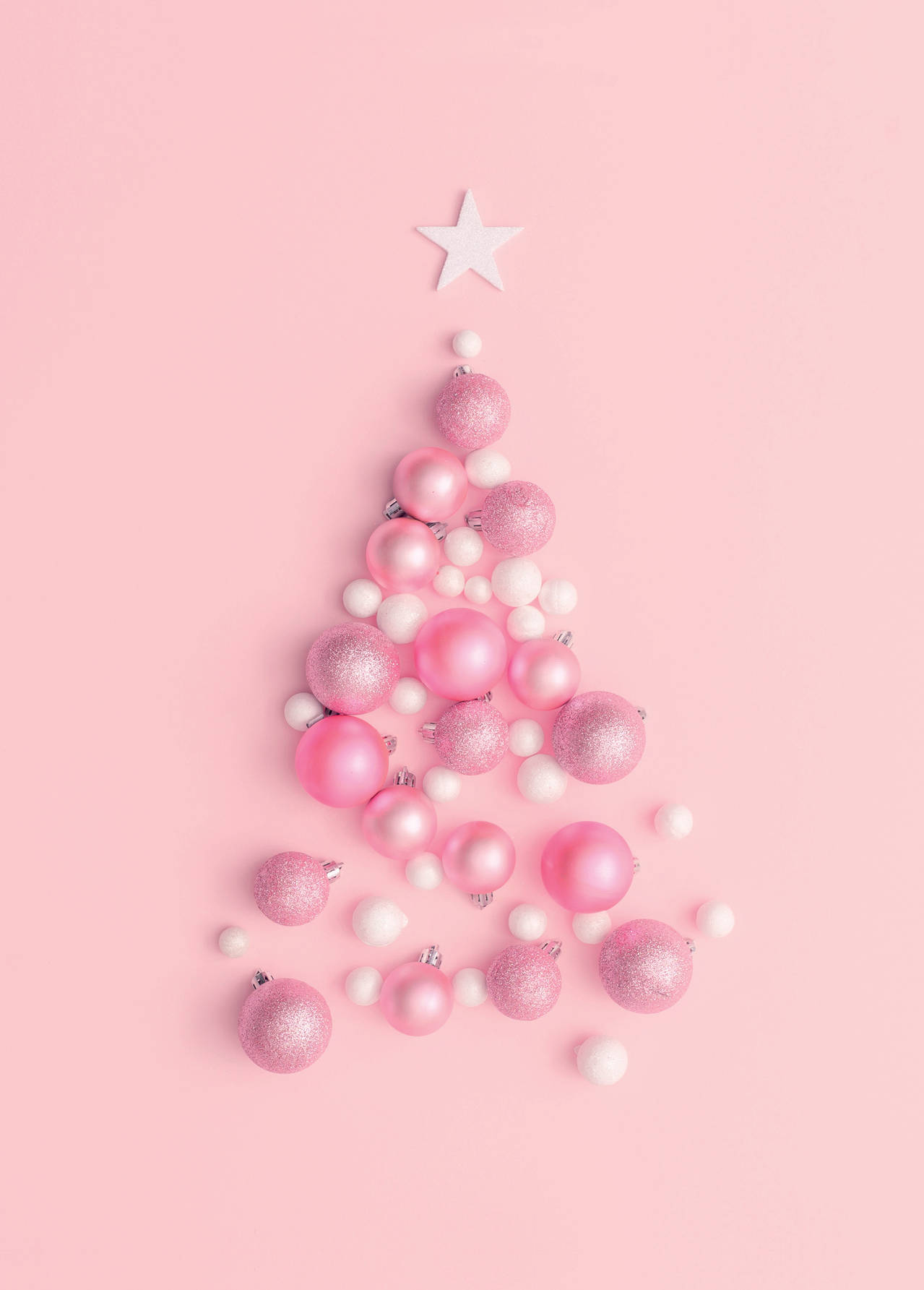 

Блокнот с резинкой "Pink Christmas tree"