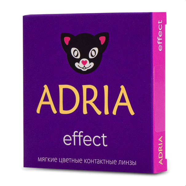 фото Линзы контактные adria effect color 2 pack r 8,6 цвет grafit pwr -7,00