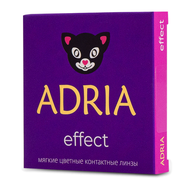 фото Линзы контактные adria effect color 2 pack r 8,6 цвет grafit pwr -6,50