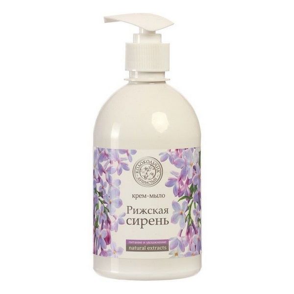 

Жидкое крем-мыло КОЛОКОЛЬЧИК natural extracts 500 мл. «Рижская Сирень»