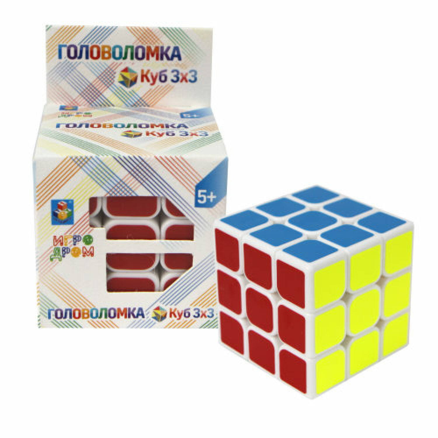 

Головоломка Куб 3x3 1 TOY, Т14201