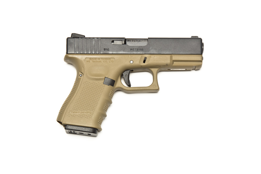 Пистолет WE Glock 23 Gen4 TAN GGBB GP620B-TAN-WE 18630₽